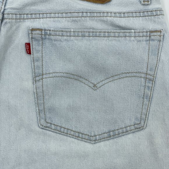 Mens Levi's 501 Button Fly High Rise Shorts - Picture 4 of 14